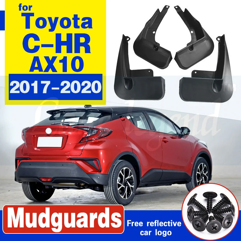 for Toyota C-HR 2017-2020 2019 CHR C HR AX10 Front Rear Mudflap Fender Mudguards Mud Flaps Guard Splash Flap Car Accessories