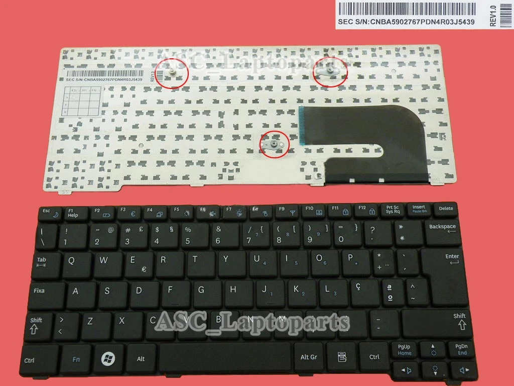 

Новая португальская Клавиатура Teclado Для Samsung N143 NPN143 N148 NPN148 NPN150 NPN150 черная