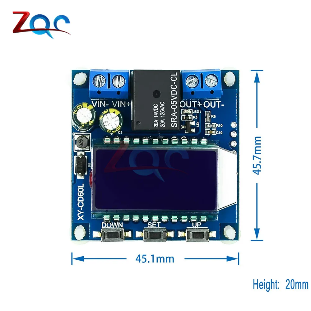 CD60L Solar Battery Charger Controller DC 6V 12V 24V 60V Charging Discharge Control Module Under Voltage Current Protector Board