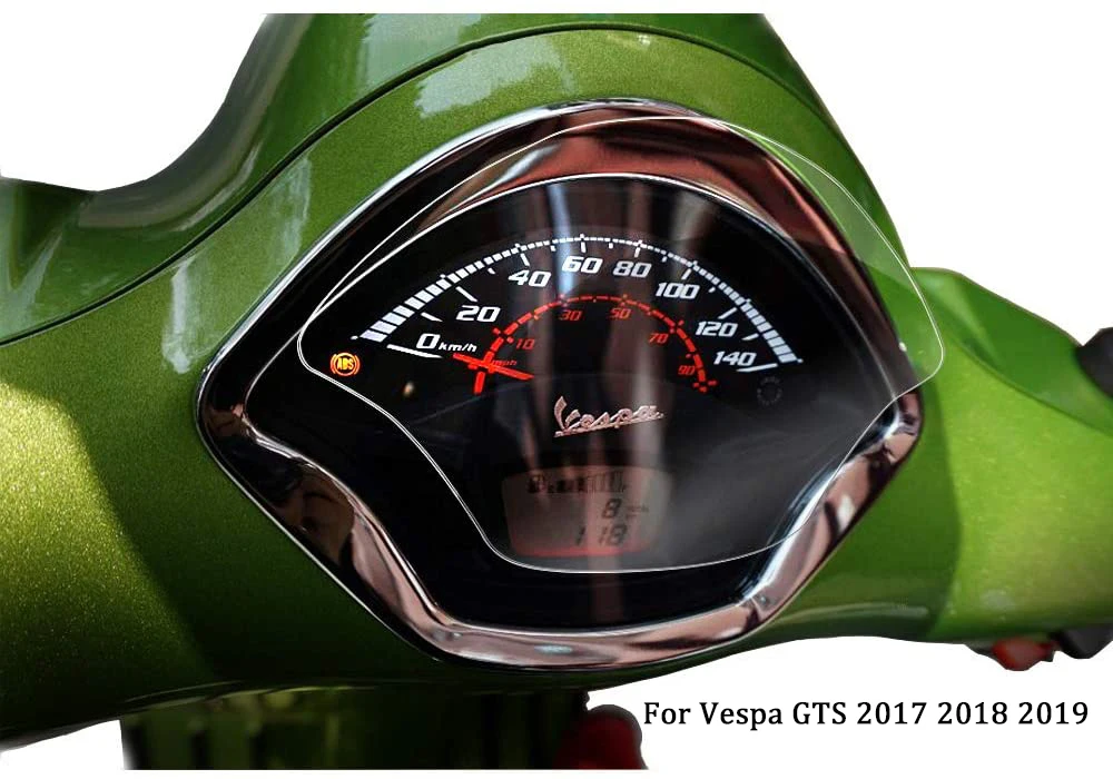 For Vespa GTS 2017 2018 2019 Motorcycle Speedometer Cluster Scratch Protection Film Speedometer Instrument Dashboard Shield
