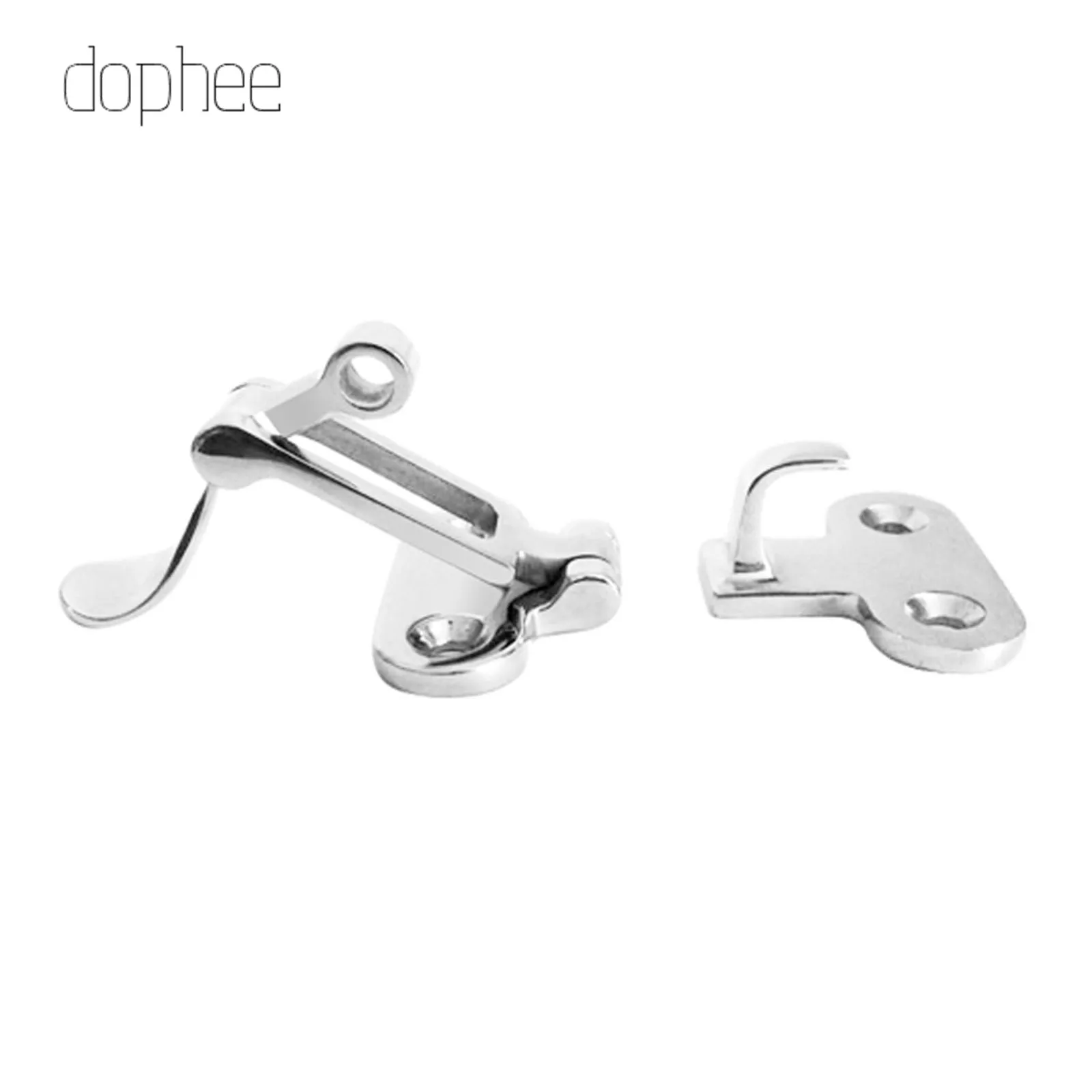 dophee 1pc stainless steel 316 Boat Deck Locker Hatch Anti-Rattle Latch Fastener Clamp marine hardware boat yacht accessories