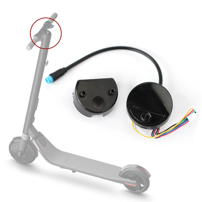 Bluetooth Dashboard For Ninebot ES1 ES2 ES3 ES4 Electric Scooter Display LED Instrument Panel On-off Control Spare Parts