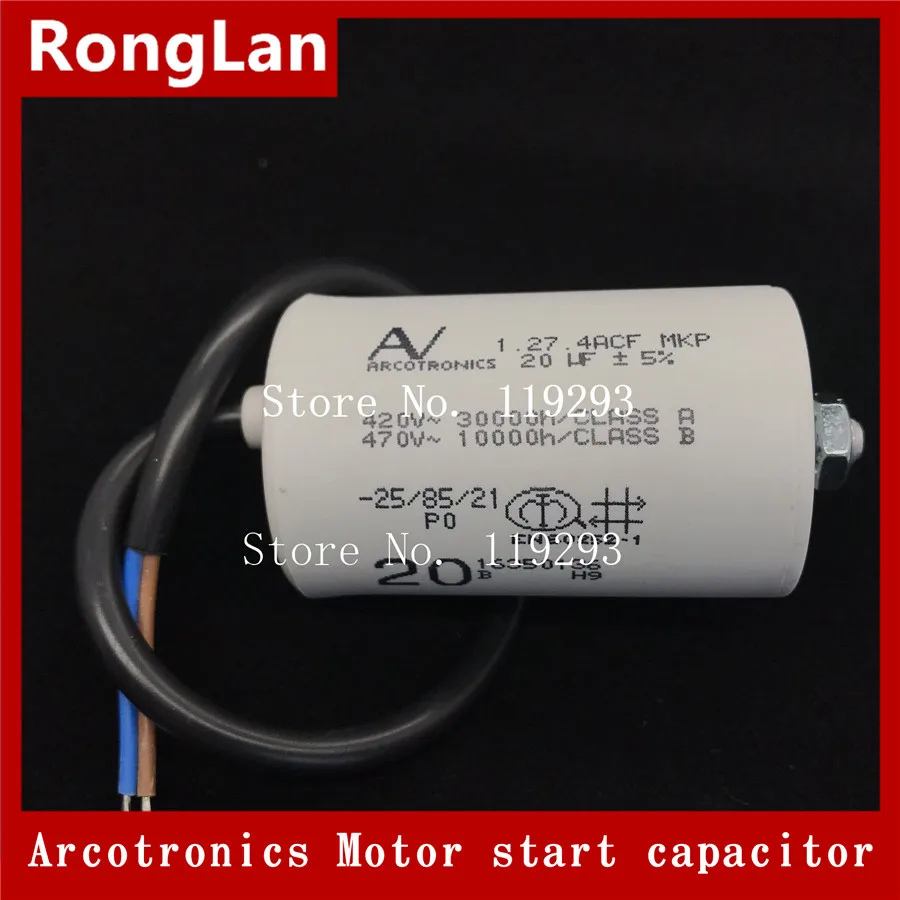 [BELLA] Original Arcotronics 1.27.4ACF MKP 1UF 1.5UF 2UF 2.5UF 4UF 5UF 6UF 8UF 10UF 12UF 20UF 40UF 5%  motor start capacitors