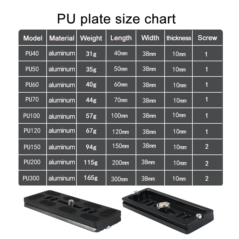 유니버셜 퀵 릴리스 Dslr 카메라 볼 헤드 마운트 플레이트 Arca 스위스 클램프 삼각대 용 알루미늄 사진 액세서리