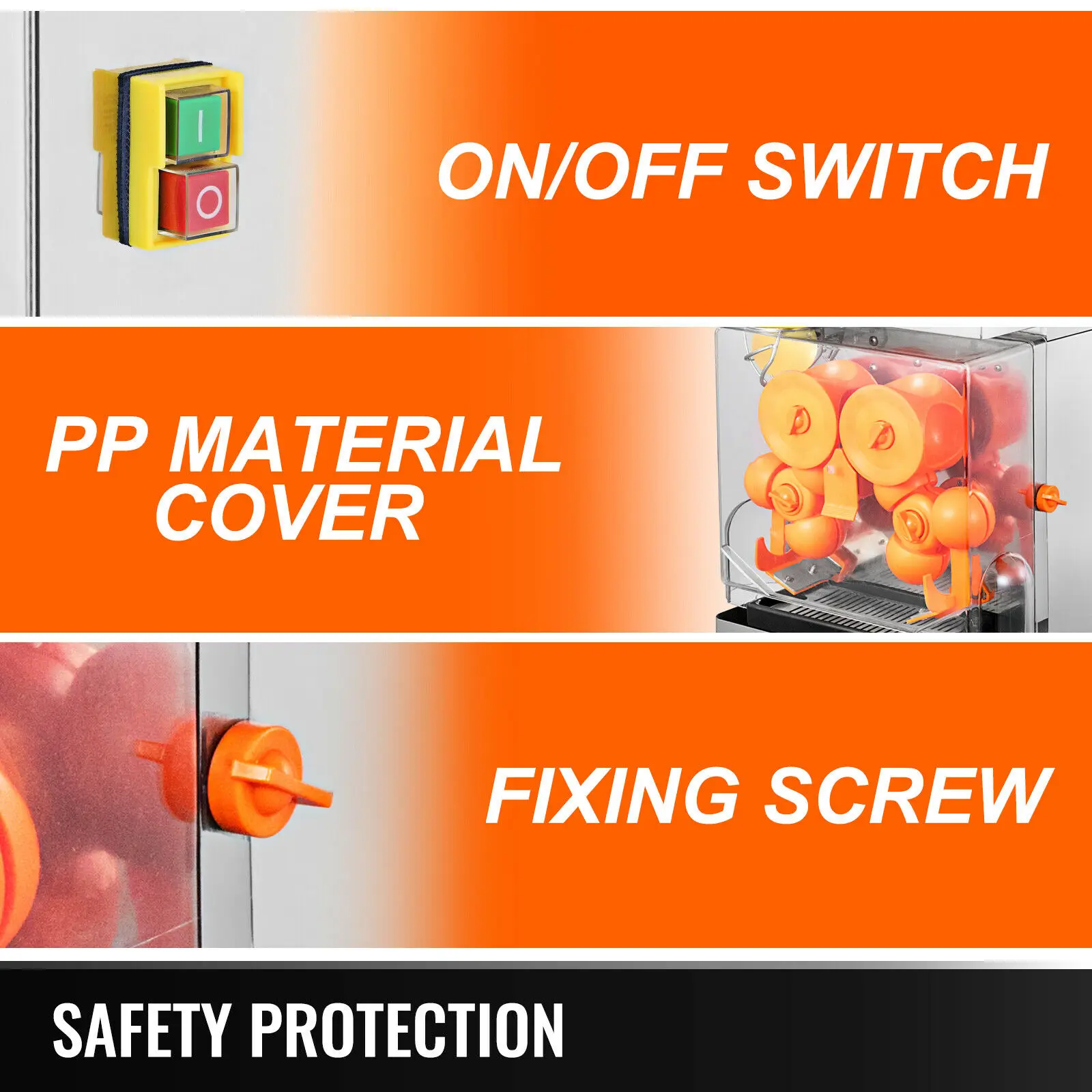 VEVOR-상업용 전기 압착기, 식품 등급 재료, 뽑기형 필터 박스, 튼튼한 프레스 기계, 매장용