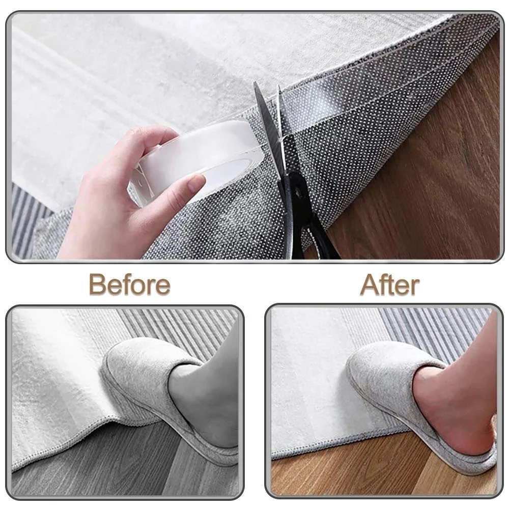 Nano Tape impermeable reutilizable para decoración del hogar, pegatinas de pared resistentes al calor, cintas transparentes de doble cara