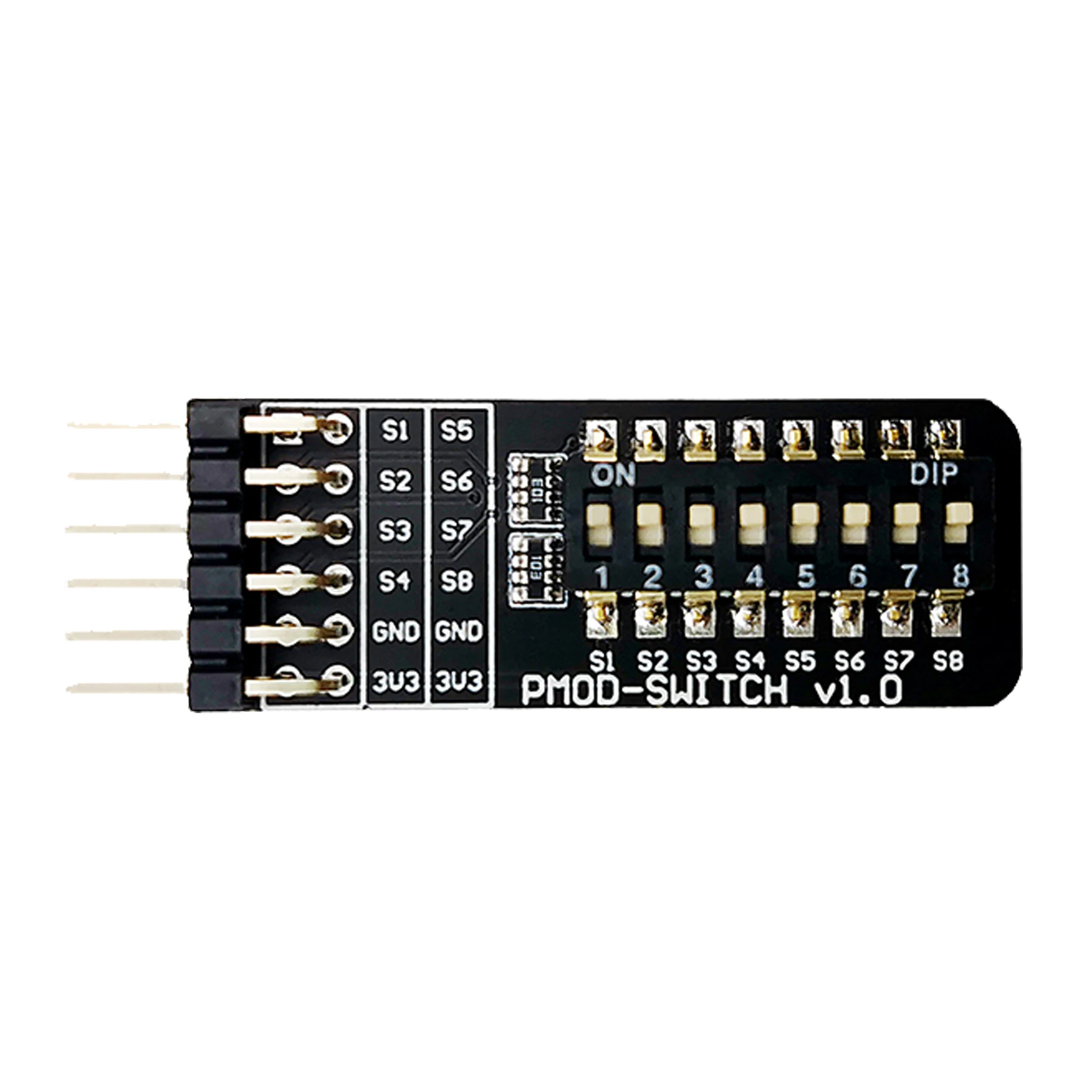 Placa de expansión PMOD-SWITCH ICESugar FPGA, módulo de expansión, interfaz estándar PMOD, interruptor DIP de 8 bits