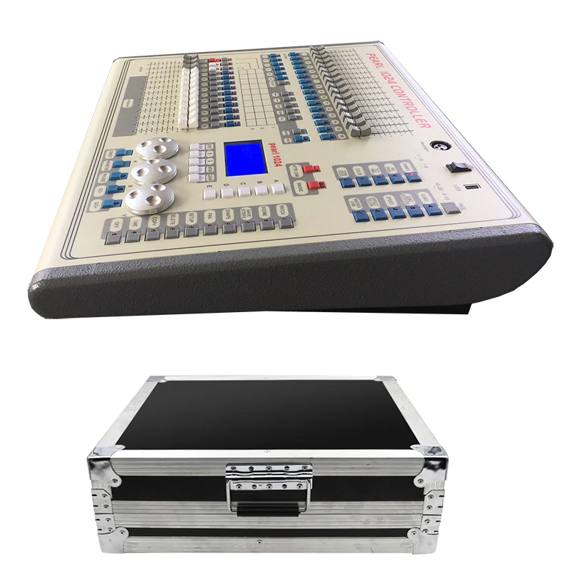 Imagem -03 - Mini Controlador de Pérola 1024 Console com Soquete Flycase Luz Led de Palco Profissional Envio Rápido