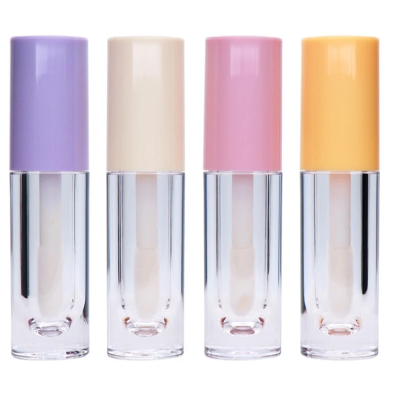 600pcs/lot 6.5ML Empty Lipstick Tubes Transparent Lip Gloss Tubes Big and short Clear bottles Eyeliner mascara container