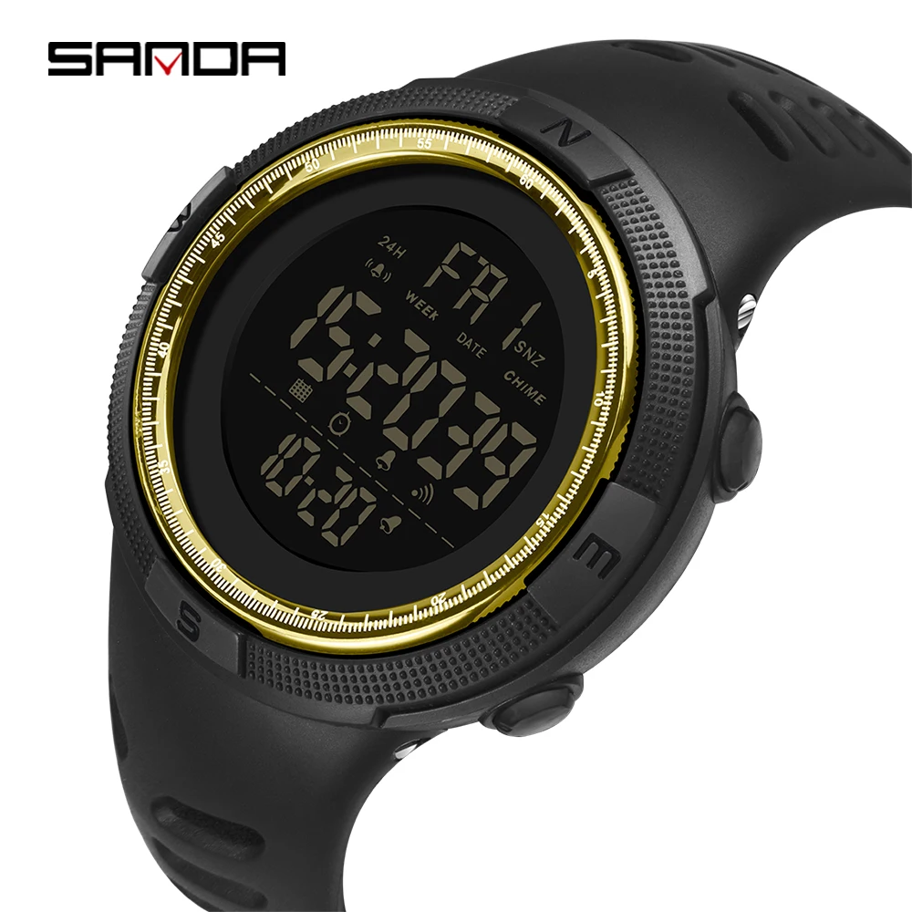 Sanda New G Style Shock Men Military Display Wristwatch Casual Digital Sport Watch Chronograph Alarm Waterproof Quartz Watches