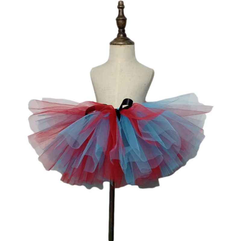 Tutu Skirt National Flag Girls Fluffy Tutu Costume Flag Holiday Cosplay Clothing Kids