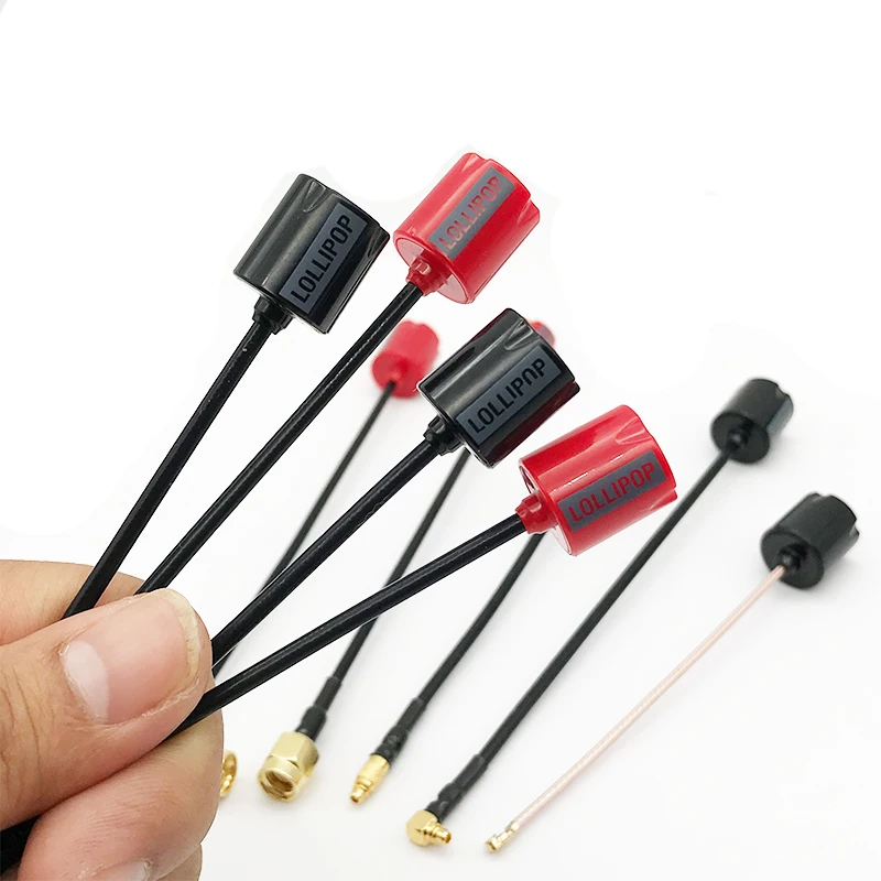 New Micro Lollipop 5.8G Transmitter Receiver High Gain Antenna SMA / RP-SMA / MMCX / UFL For RC FPV Racing Drone Model Part