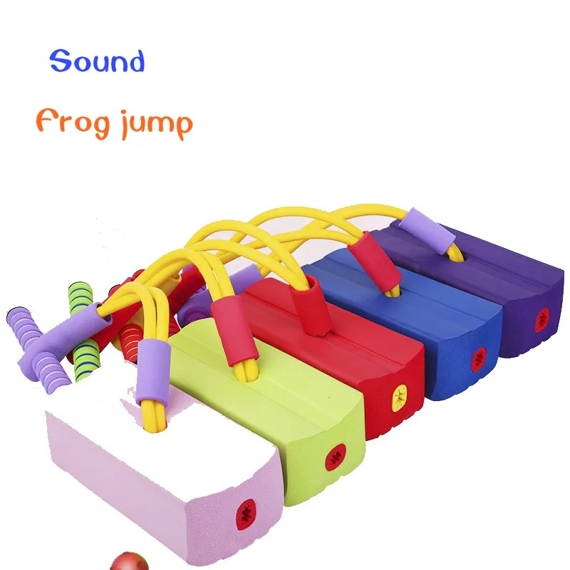 1Pcs Outdoor Toy Sports Foam Pogo Jumper Bounce Shoe Jumping Frog Game Dexterity Balancing Training Interactive Toy For Children