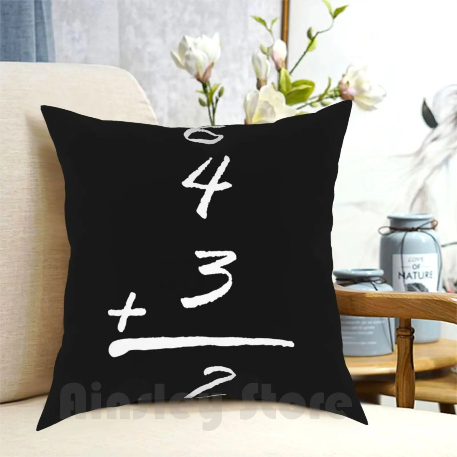 6 4 3 2 Simple Math Baseball Funny Pillow Case Printed Home Soft DIY Pillow cover 6 4 3 2 Baseball 6432 Baseball