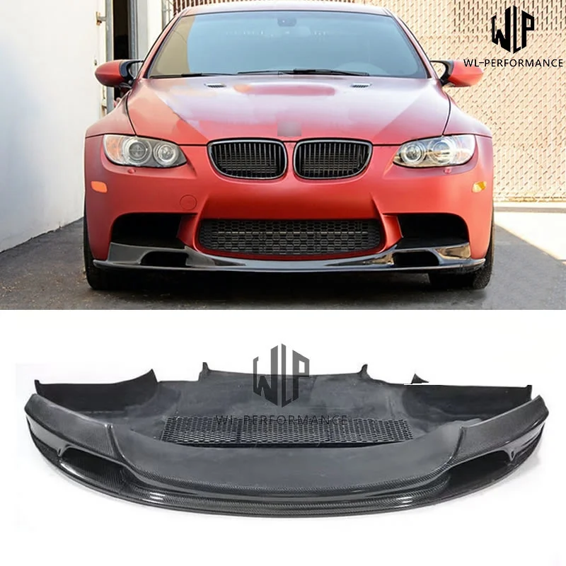 E9x E90 E92 E93 M3 High Quality Carbon Fiber Front Lip Splitter for Bmw E90 E92 E93 M3 Vorsteiner Gts-v Style Car Body Kit 05-13