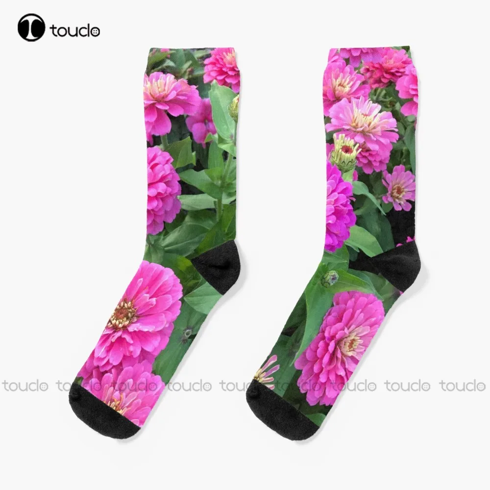 Pretty In Pink Socks Cute Socks Unisex Adult Teen Youth Socks Personalized Custom 360° Digital Print Hd High Quality