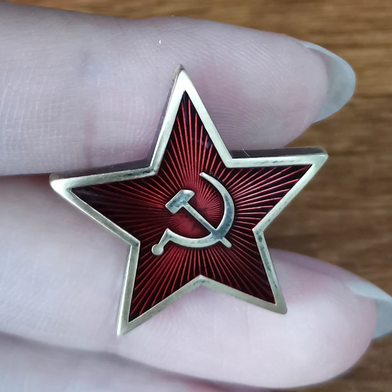 Soviet red star Metal Pin