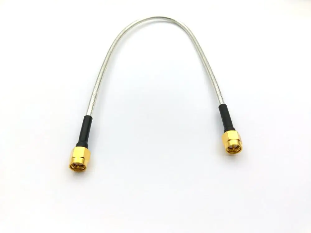 20PCS SMA Male TO SMA Male Plug RF Coax Pigtail Semi-rigid Cable RG402