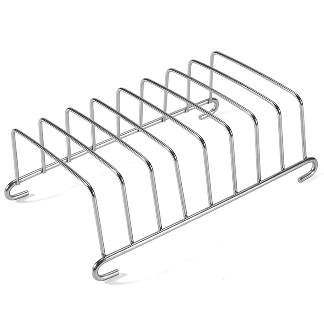 Stainless Steel Toast Rack Nonstick 8-Slice Toast Holder Rack Bread Slice Holder DIY Baking Tools Accessories