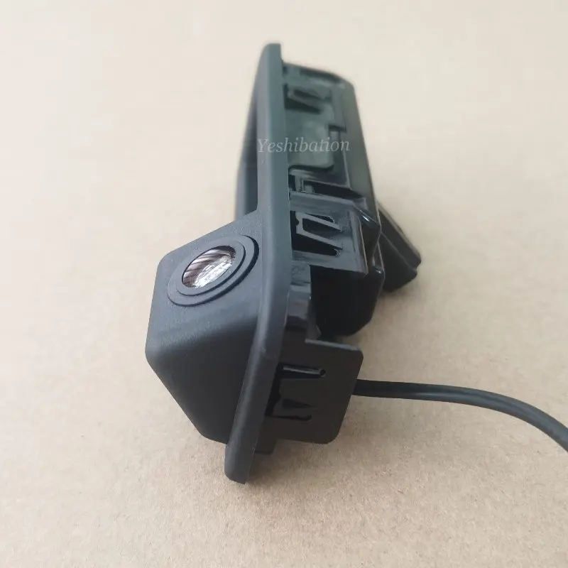 Car Rear View Camera Trunk Handle Camera For Skoda Rapid FL 2016~2021 Back Up Reverse Camera RCA & Original Screen Compatible