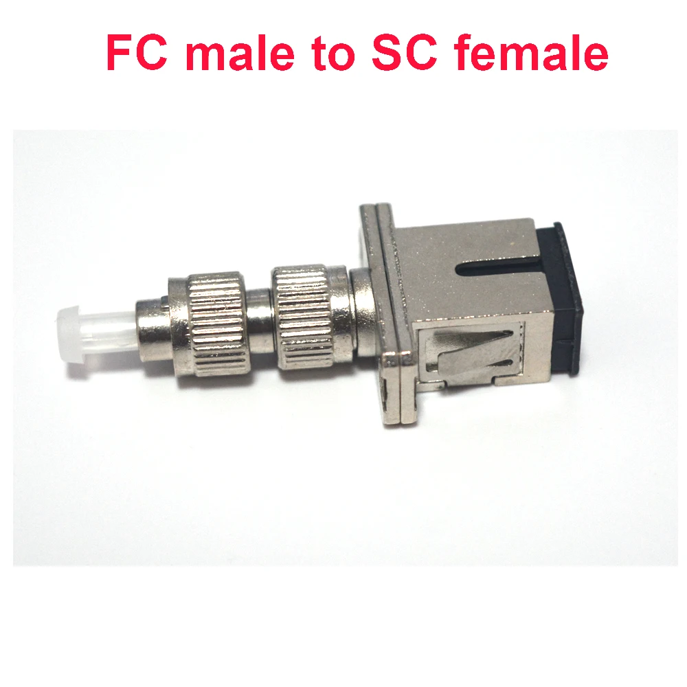 

Premium FC to SC Fiber Optic Adapter- FC/UPC male to SC/UPC female coupler,9/125 Singlemode 2PCS