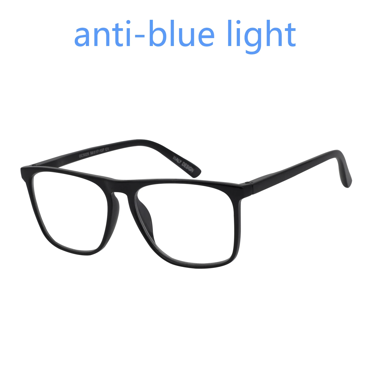 Eyeglasses Reading Glasses Men Large Square Blue Light Blocking Presbyopia Optical Anti Glare Computer Glasses Frame +1.0 To+6.0