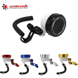 Alconstar- CNC Aluminum Motorcycle Oil Cup Cylinder Brake Master Reservoir Front Clutch Tank Fluid Bottle For Honda CBR250 CRF