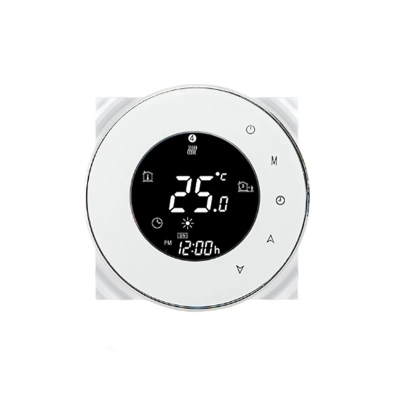 Imagem -02 - Termostato Elétrico para Aquecimento de Piso Controle Remoto por App Tuya Termostato Inteligente de Piso com Luz de Fundo Tela Lcd Touch e Controle de Temperatura Semanal