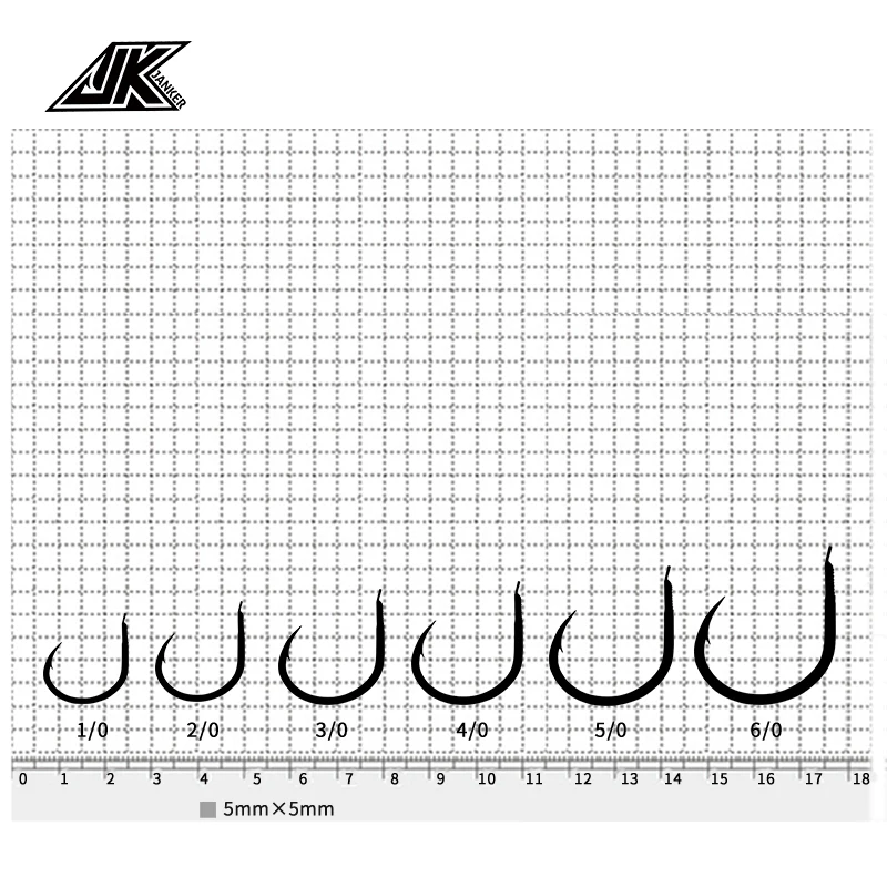 JK New  Hook Super Anti Rust Seawater  Craftsmanship Extremely Strong Fishing Gear