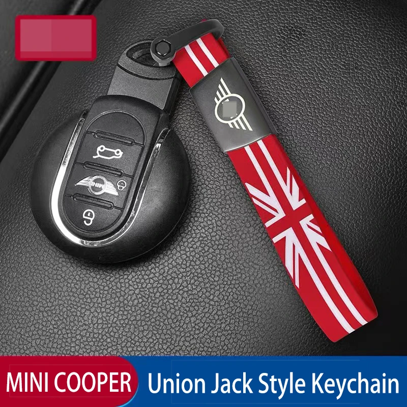 Brand New Zinc Alloy Material Mini Cooper Car Key Chain Mini Ray Style Many Color For mini cooper R50 R53 R56 F56 F54(1 Pcs/Set)