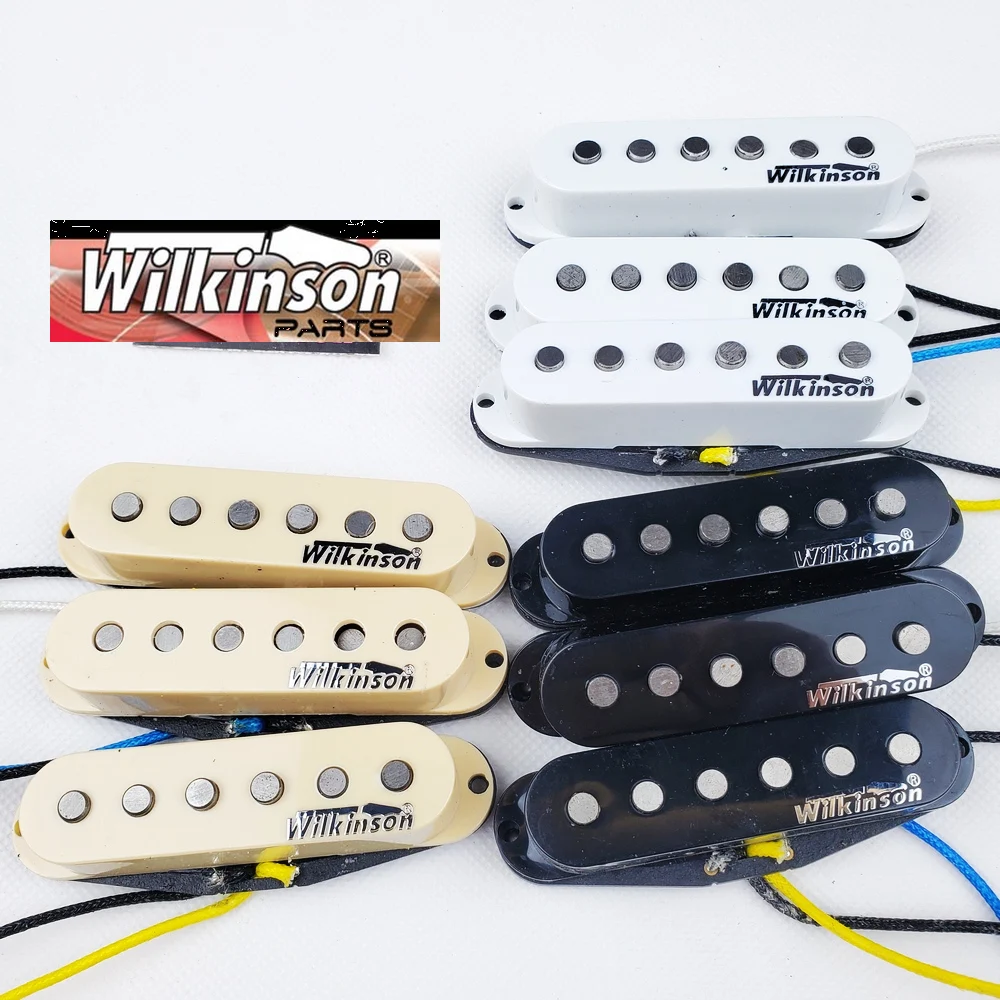 Wilkinson 60\'s WVS Alnico V Single Coil Guitar Pickups Black Electric Guitar Pickups For ST Guitar Made In Korea