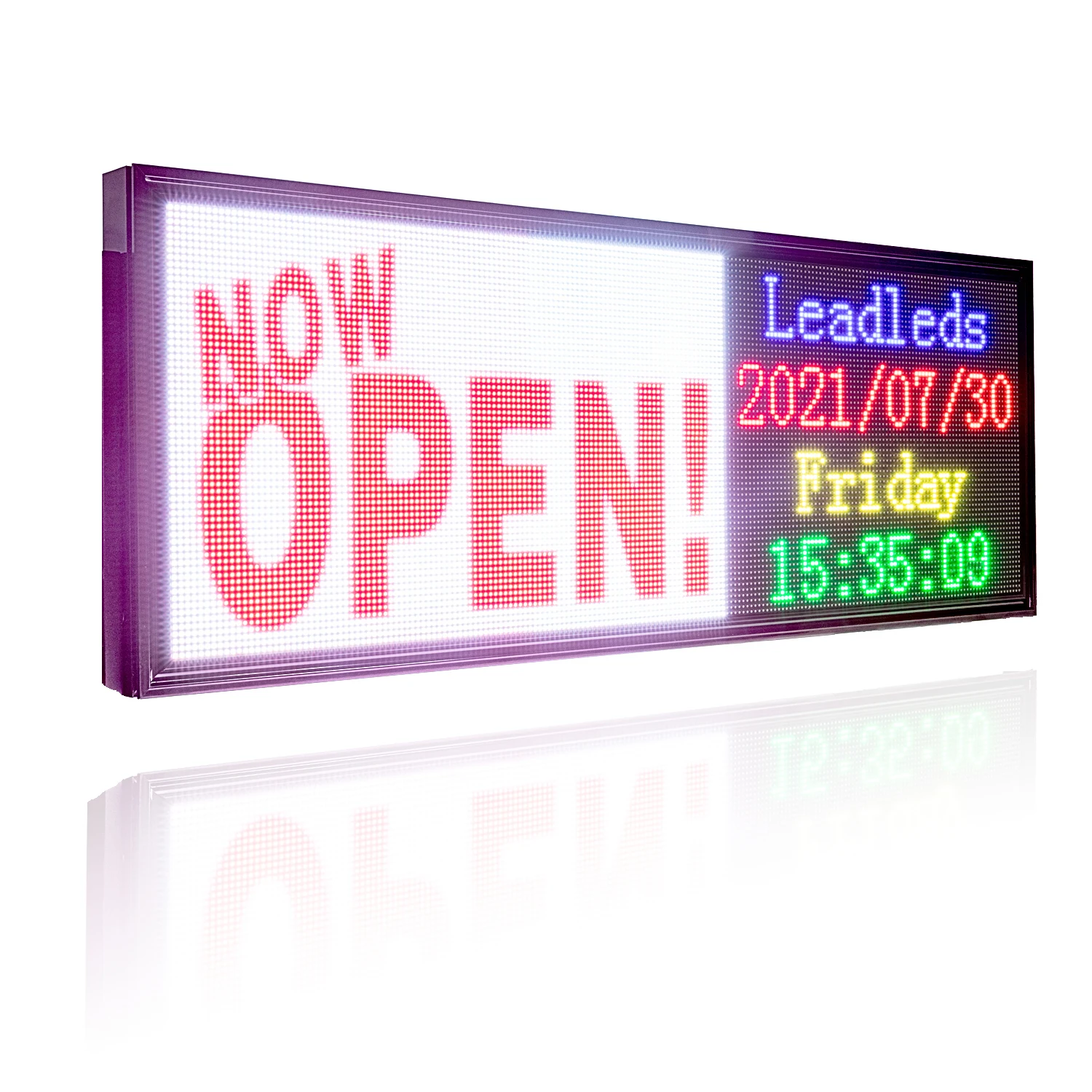 HD P5 RGB LED Display Panel WiFi/LAN Programmierbare Werbung Scrollen Video/Bild/Nachricht Bord mit Temperatur sensor