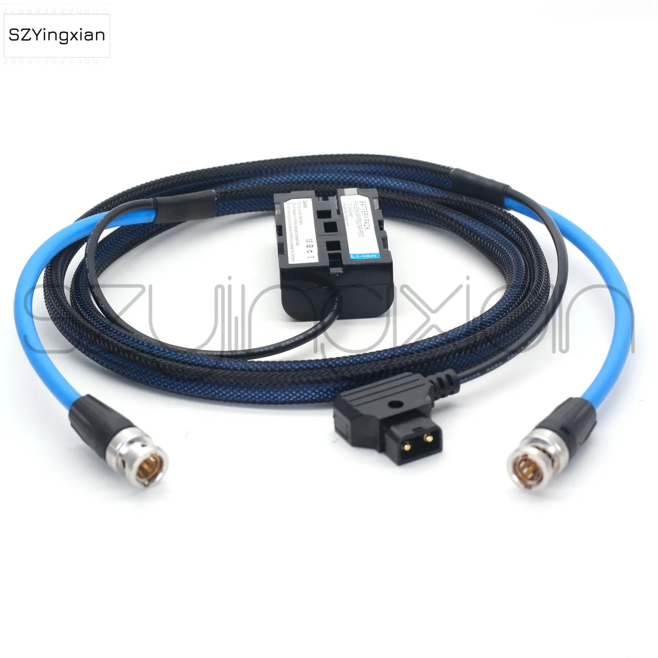 SmallHD 702 SON Monitor Power Cord.-NP-F550/NP-F570/970+SDI Coaxial Video Cable Custom Length