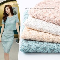 Lace Fabric Small Daisy Water Soluble Hollow Embroidery for Sewing Fashion Dress Clothes By Half Meter