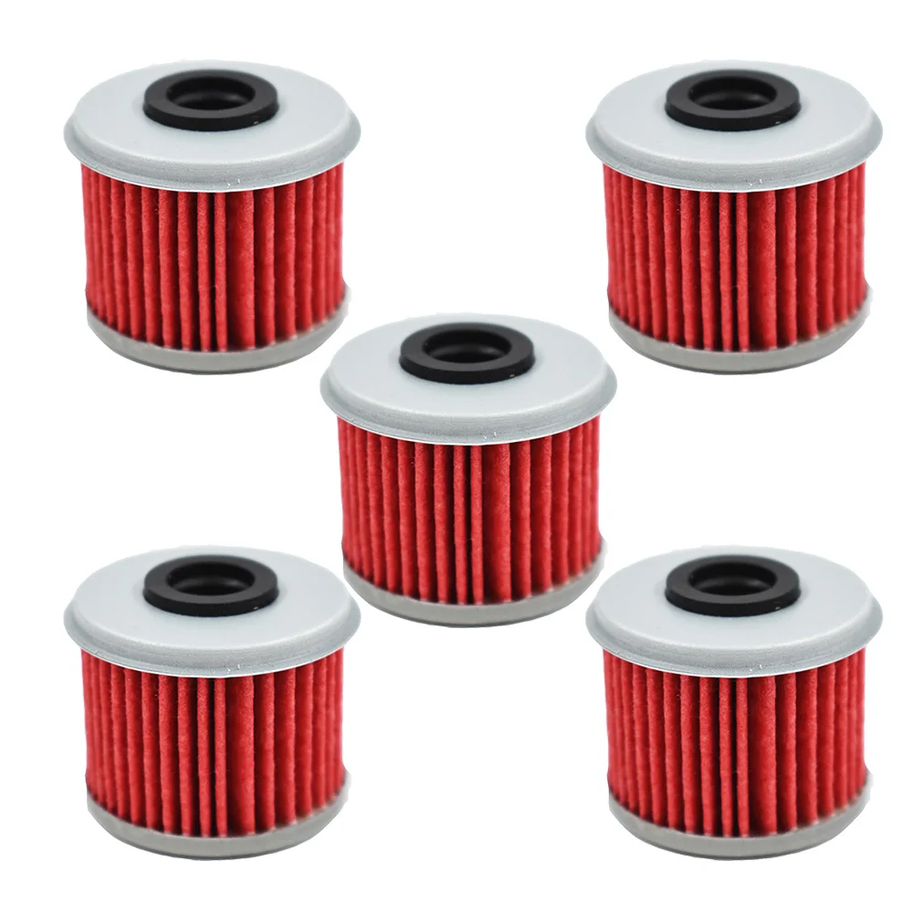 5x filtro olio per Honda CRF 150R 250R 450R 250X 450X Husqvarna TE TC TXC 250