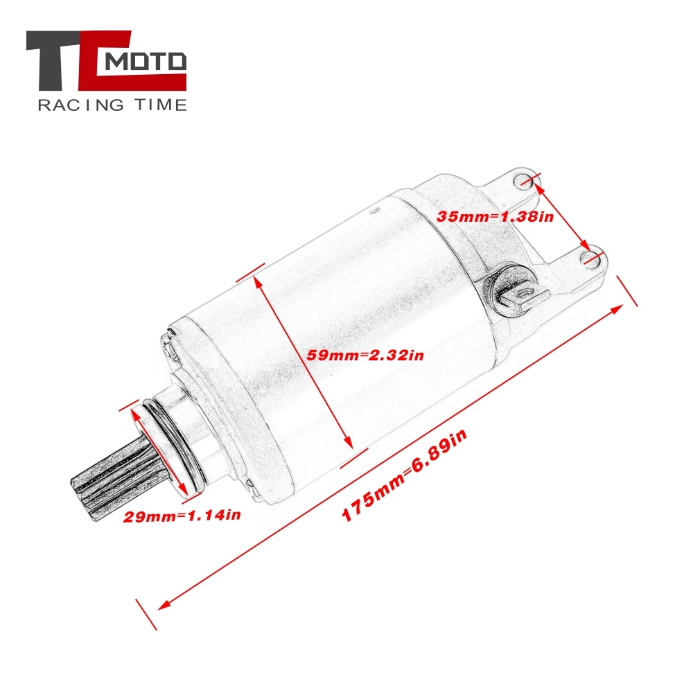 Starter Starting Motor for Suzuki GSF 250 N/ZM/P/NP/ZP/R/NR Bandit GJ74A 1992-1996 GSF250 VS/S Bandit 1997-2000 31100-11D00-000