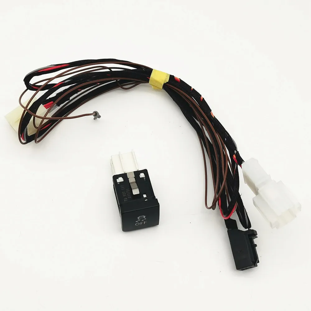 ESP Traction Control Switch OFF Button With Cable Harness For VW Golf Caddy Jetta EOS Scirocco 1KD927117 1KD 927 117