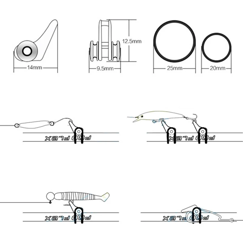 Anzuelos Jig Head con cabeza de plomo y vástago largo para vinilo - imagen 5
