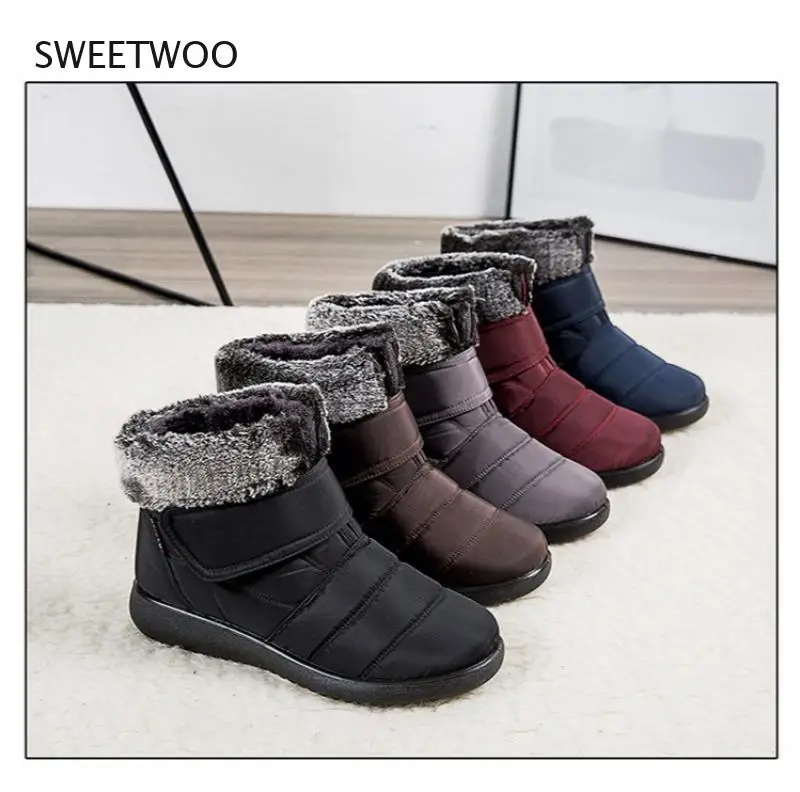 Winter Shoes for Women Retro Style Ankle Boots Women Winter Boots Shoes Woman Ankle Boots 2021