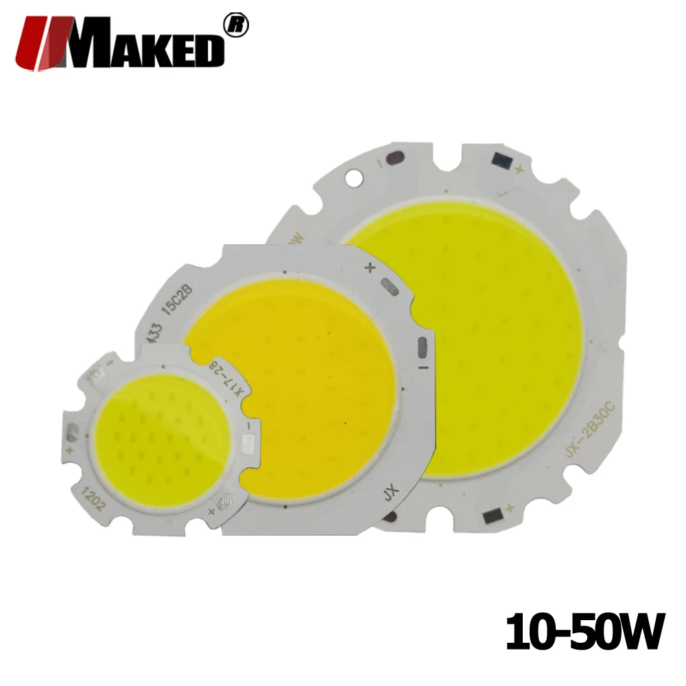 10Pcs COB Chip 3W 5W 7W 10W 15W 18W 20W 24W 30W Light Ball 14x30Mil diodi SMD integrati per lampadina a LED Spotlight Downlight DIY
