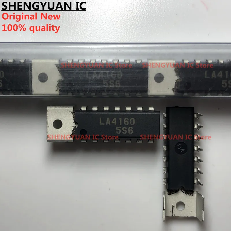 5Pcs/Lot  LA4160  4160  DIP-14 Single-Chip Tape Recorder Audio System 100% new imported original 100% quality