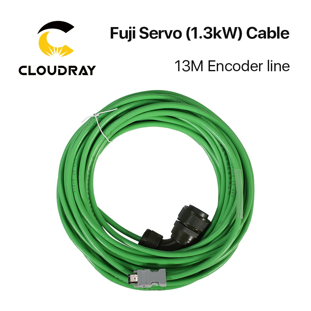 Cloudray 1,3 kW Fuji Servo Kabel Set Encoder Kabel + Power Kabel 13Meter für Fuji Servo Motor & Fahrer CNC Faser Laser Maschine