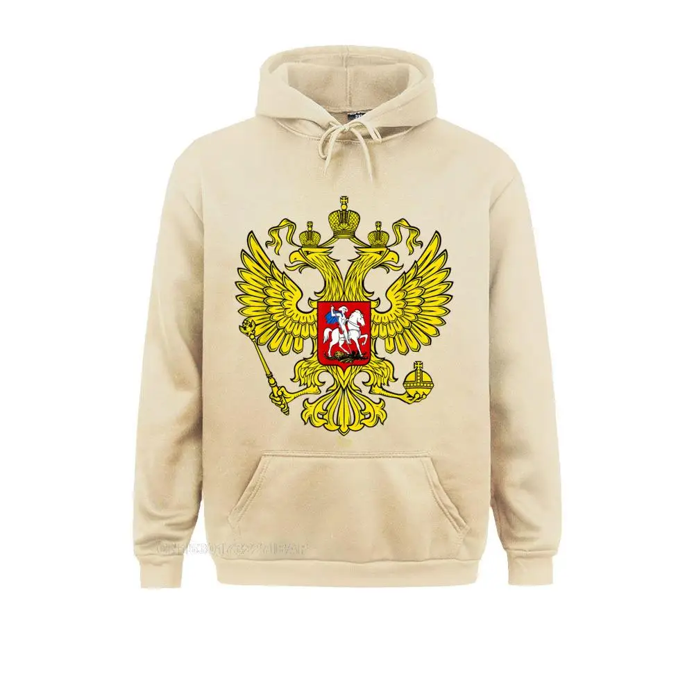 Russian Double Headed Eagle National Emblem Russia Gift Hoodies Funky Outdoor Long Sleeve Youth Sweatshirts Printed On Hoods