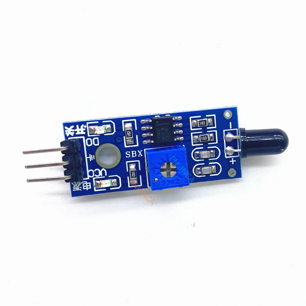 5pcs only good quality Flame Sensor Module 4 Pin Interface Detector Infrared Receiver Detection Fire Module For