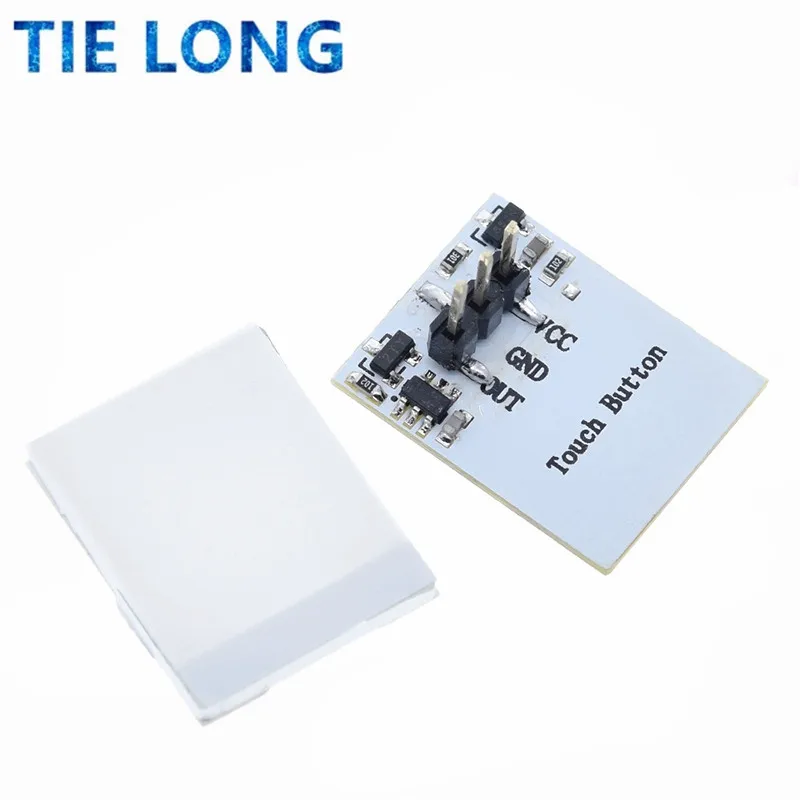 1PCS Green Blue Red Yellow Color RGB Capacitive touch switch button module 2.7V-6V module anti-jamming is strong HTTM series