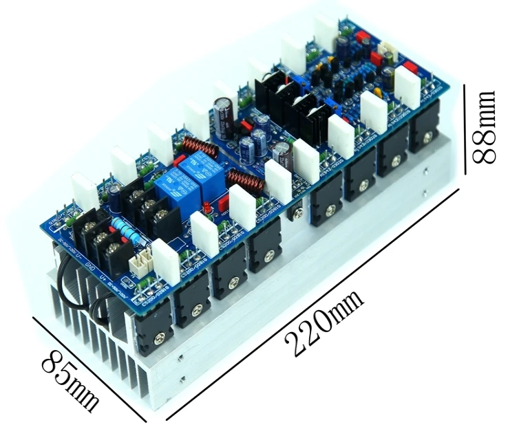 V162 600W+600W High power dual channel HiFi power amplifier board 5200 transistor