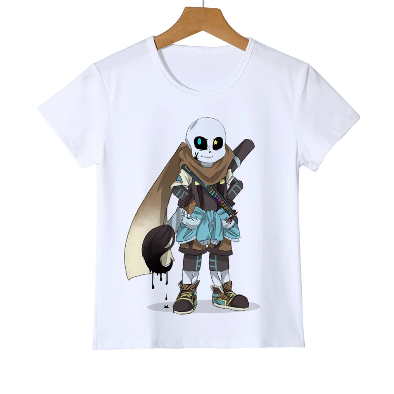 Kid\'s New Coming Personality T shirt Undertale Aftertale Sans T Shirt Cool Boy Girl Baby T-Shirt Teen Summer Top Tee Shirt