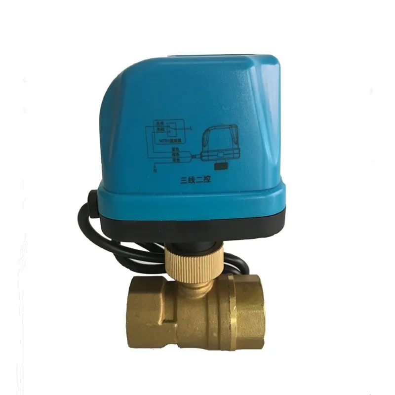 

two way Electric Ball valve DN15 DN20 DN25 DN32 AC220V Brass Motorized Ball Valve water