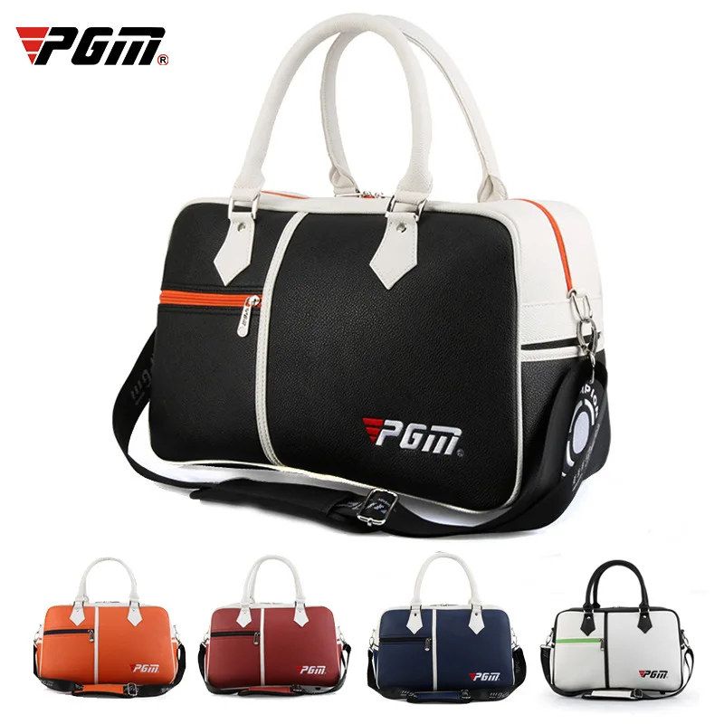 Golf Clothing Bag, Men and Women PU Ball Bag, Large-capacity Clothing Bag, Lightweight and Portable