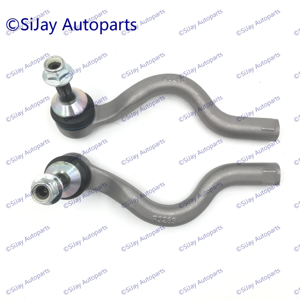 Set of 2 Front Axle Outer Steering Tie Rod Ends Ball Joint For Jaguar XJ XJL X351 C2D7779 C2D7778 AW933290AA C2D28457 AW933289AA